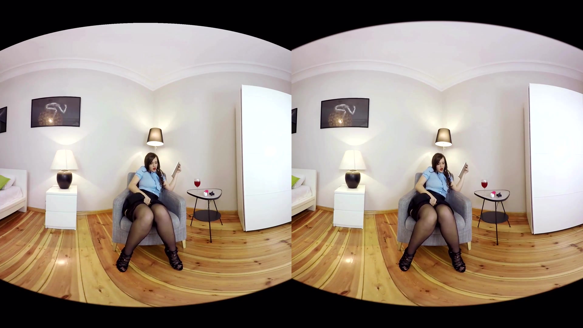 Miss K in Want To Know What's For Dinner? - VRConk