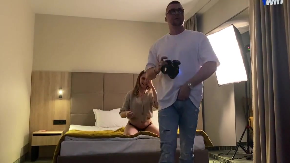 With Talking Photo Shoot With A Hottie Who Sucked Dick For Pics
