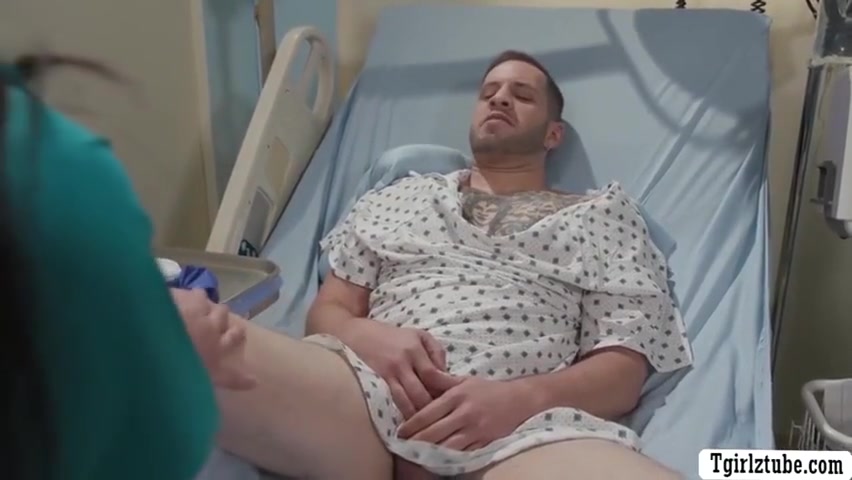 Lucky Patient Got His Dick Sucked By Hot Ts Nurse - Kasey Kei