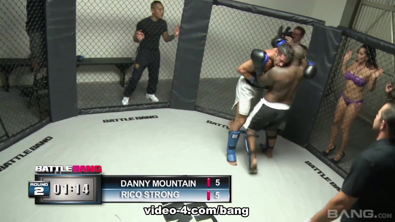 Isis love gets fucked in a real mma cage and she looks hot as fuck! - BANG