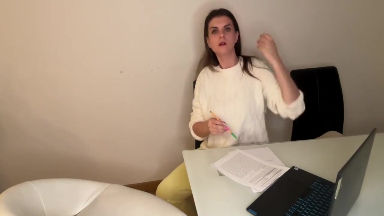 Stepson Saw Stepmothers Big Cumshot Through Pants In The Office 11 Min