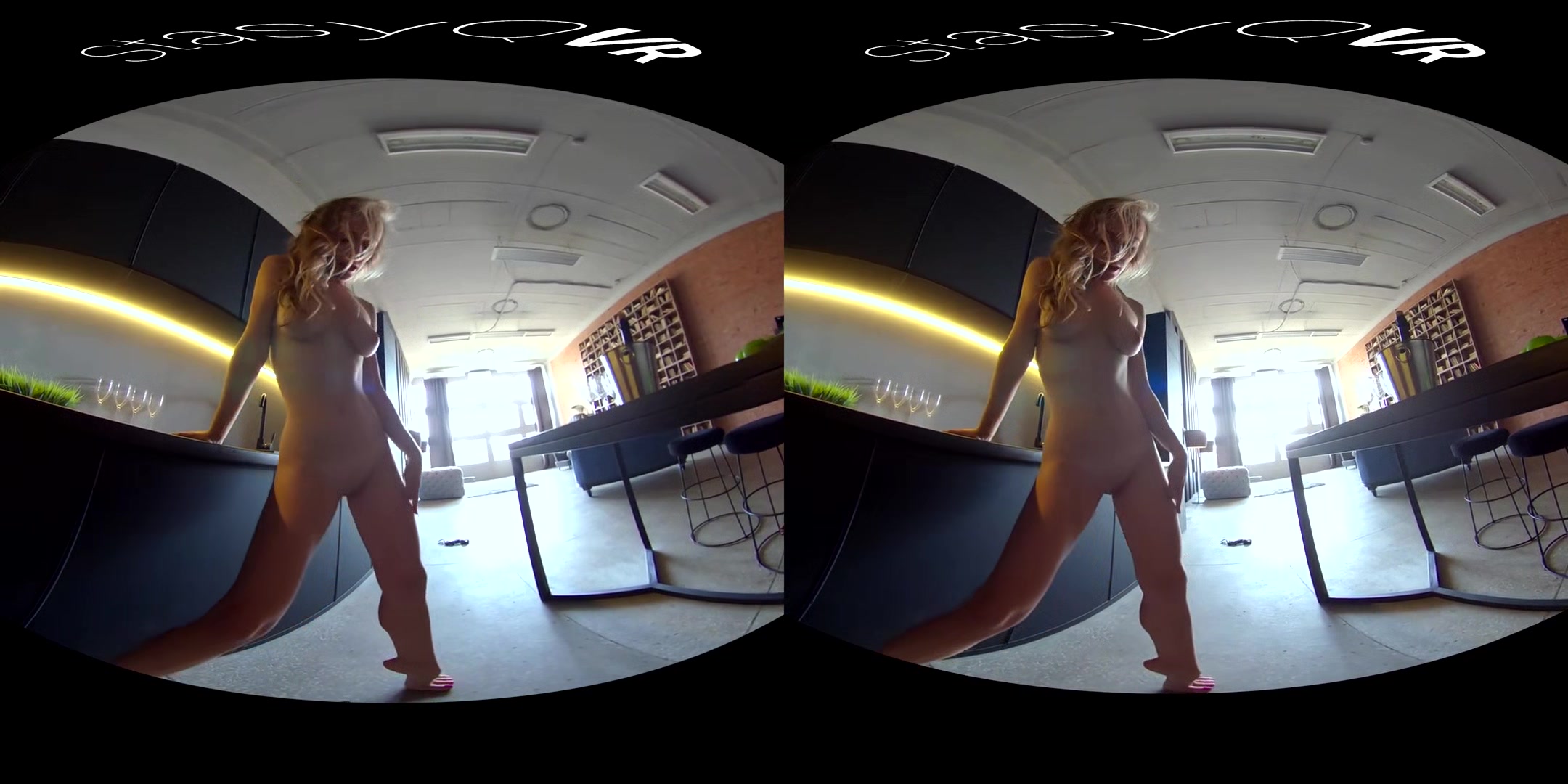 Amateur Russian babe teasing in exclusive POV VR video