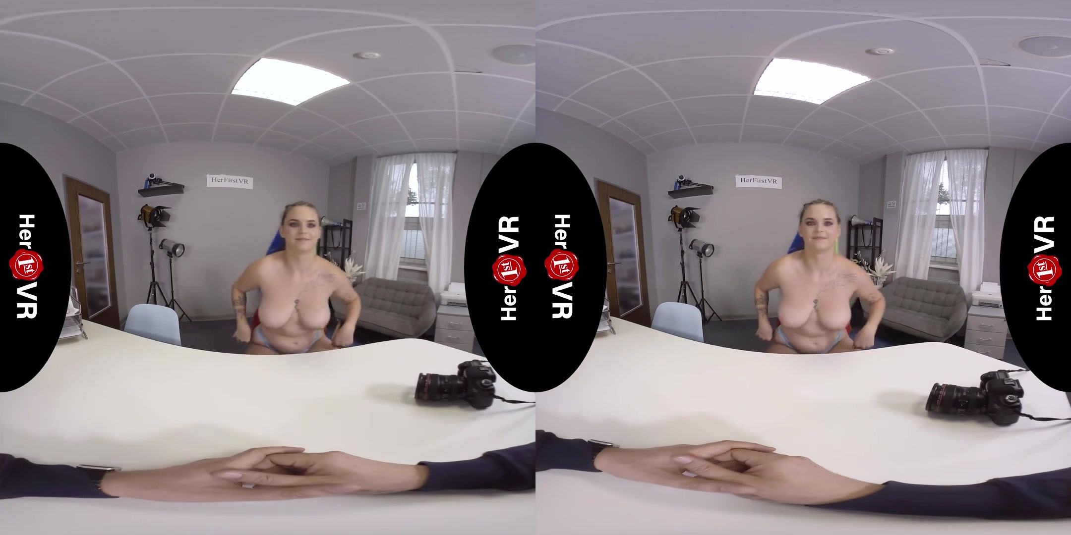 Katka - VR Casting; Big Tits Chubby Amateur - SexLikeReal