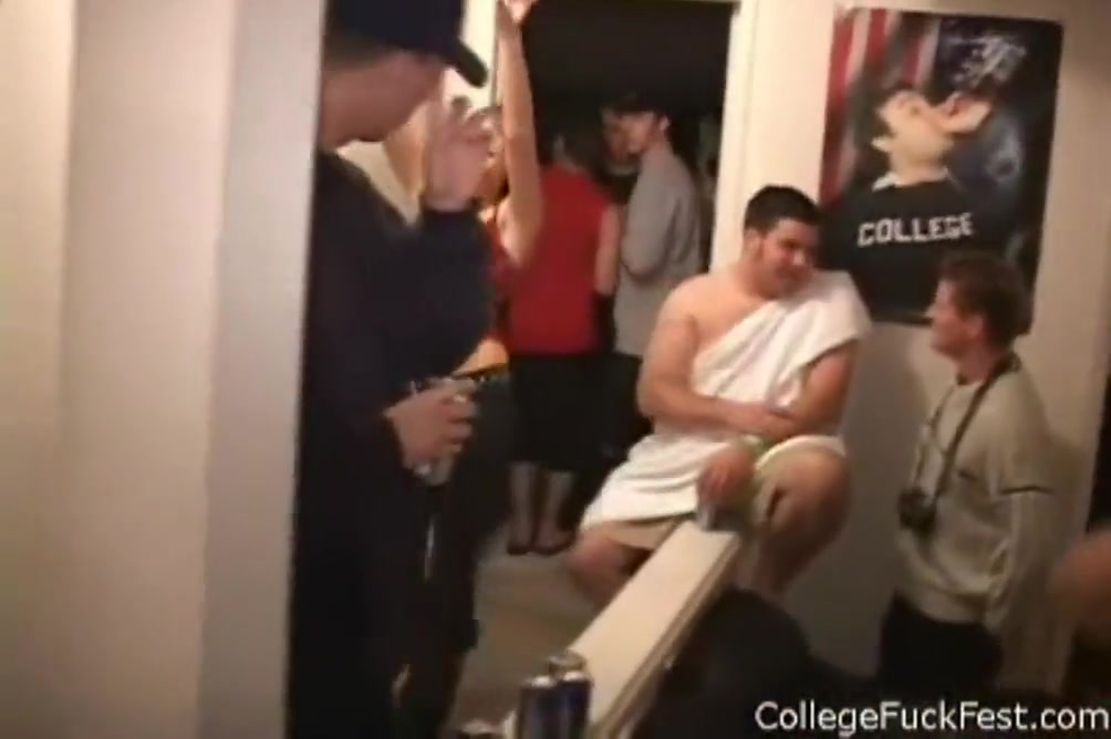 College Teen 18+ Doggystyled So Hard She Bumps Head