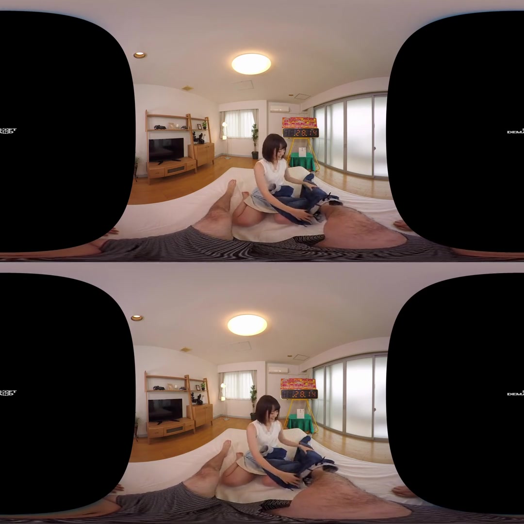 A Real Couple: If Your Boyfriend Can't Move, How Many Times can She Make Him Cum?; Cute Japanese Virtual Girlfriend