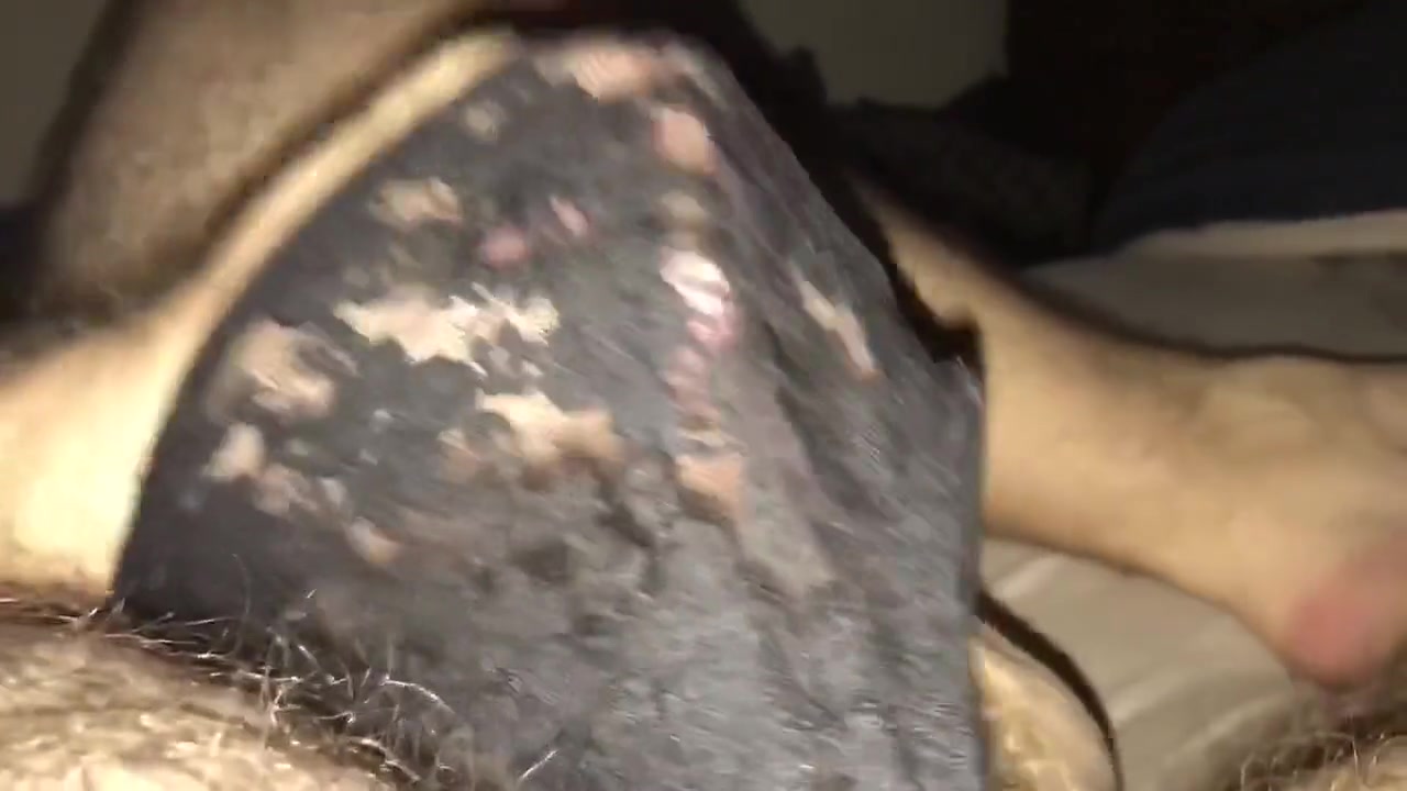 Jerking My Thick Cock To A Messy Cumshot In Wifes Panties