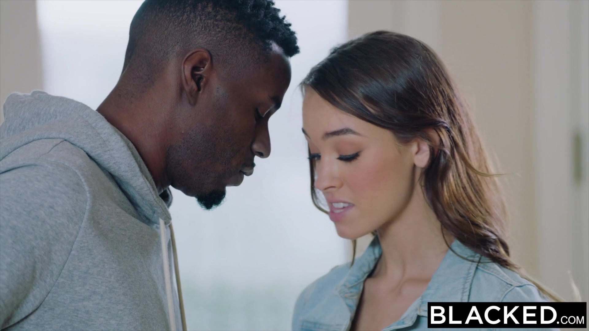 BLACKED teen 18+ girl tries bbc