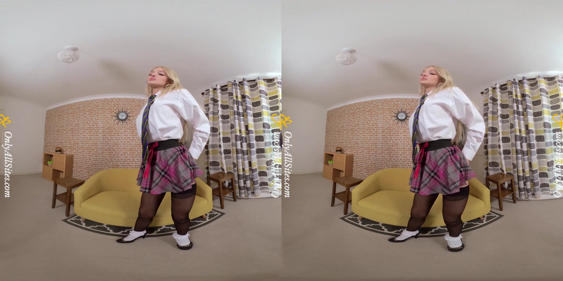 Annabelle - Sexy Blonde in Stockings - OnlyTease