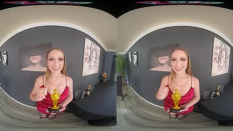 VRHUSH Laney Grey shows off more than her award
