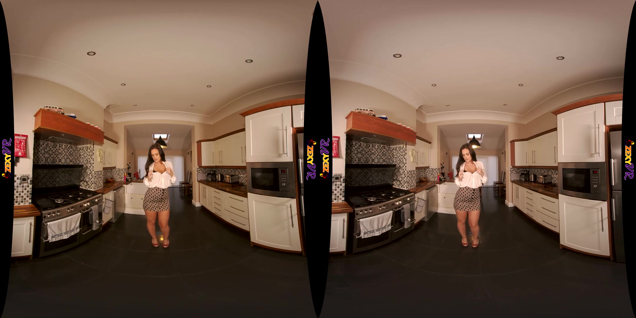 The Full English - Striptease Big Ass Big Tits - SexLikeReal