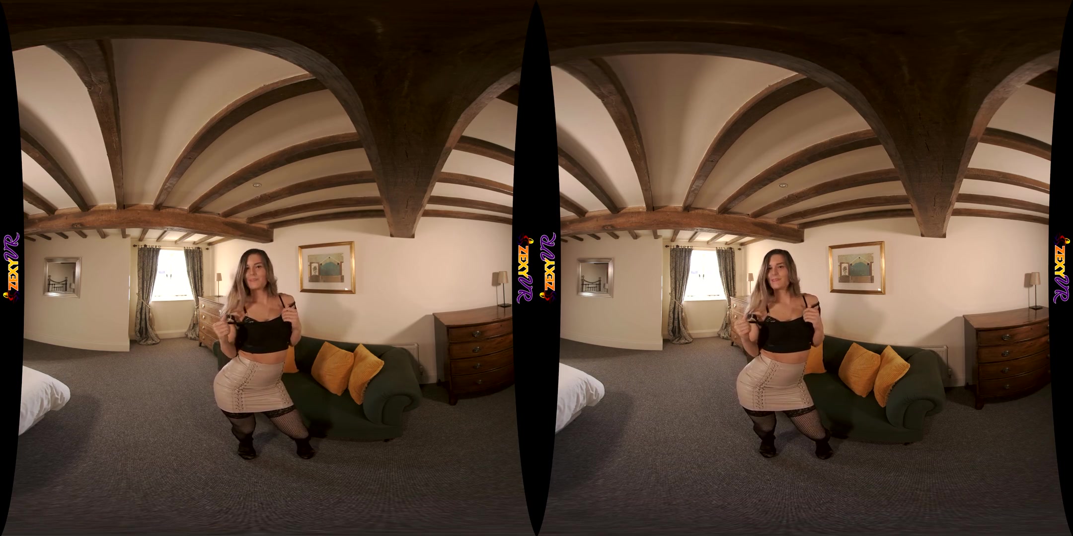 Bedroom Antics - Lingerie Striptease Small Tits