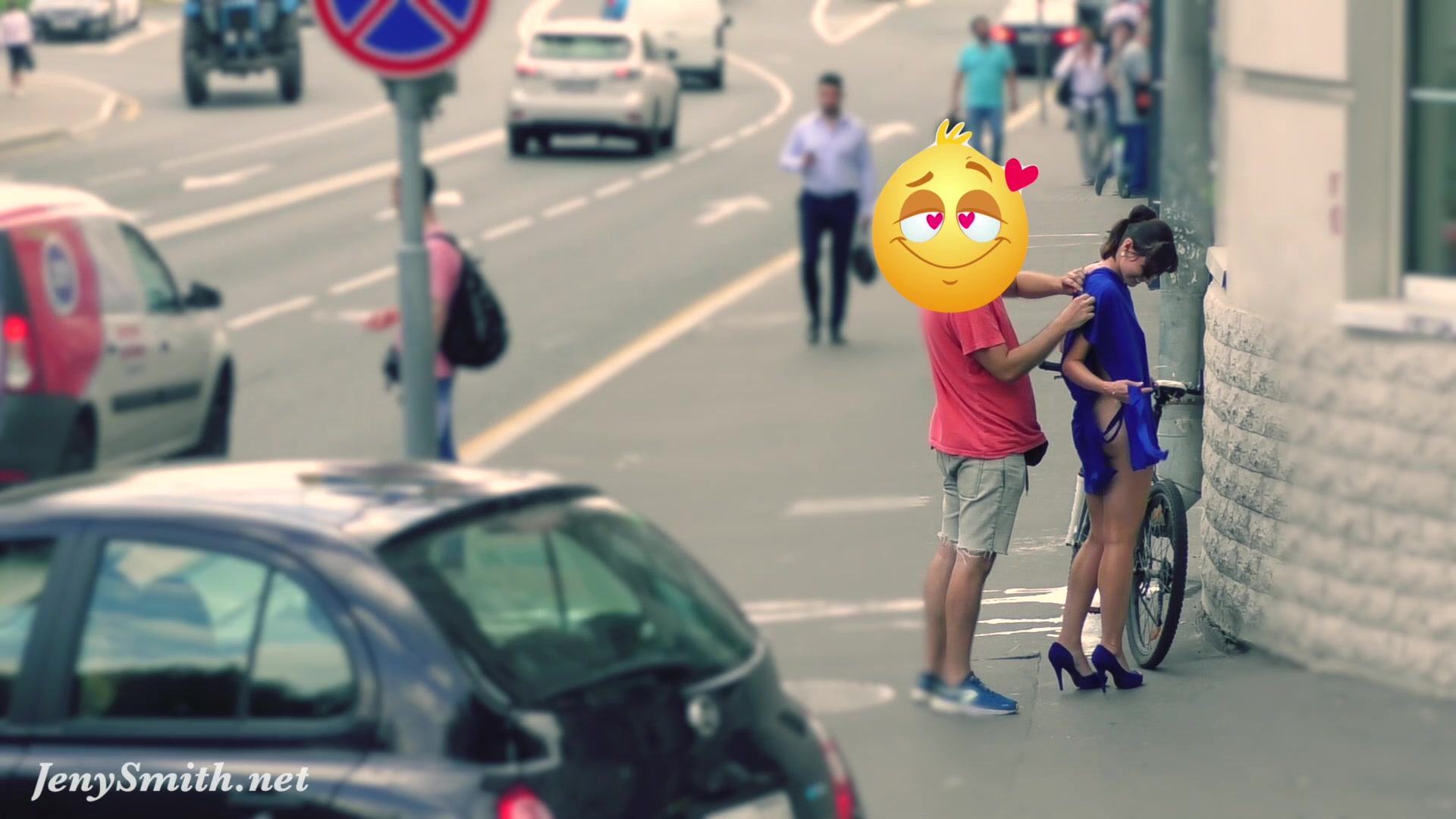 Captures Jeny Getting Repeatedly Stripped in Public