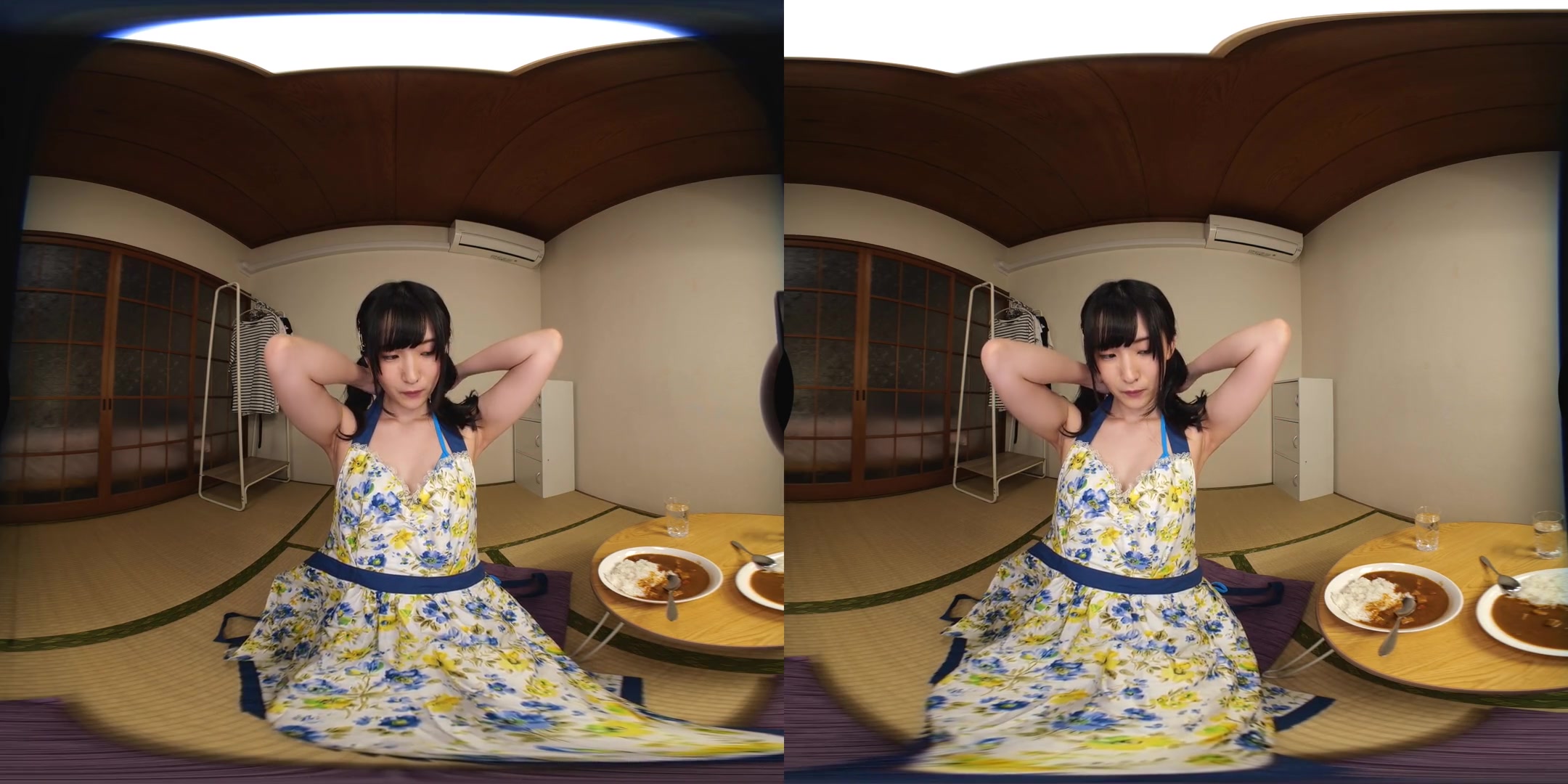 Apartment Days! Nazuna Chitose Act 2; Simply Gorgeous JAV Idol Softcore Non-Nude VR Teasing