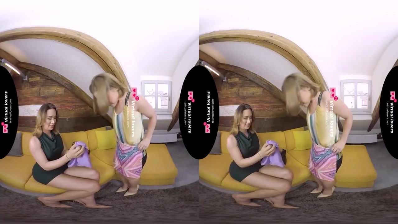 Vr - Shemale Screwing Teen 18+ Girl - Virtual Reality, Bianka Nascimento And Sasha Zima