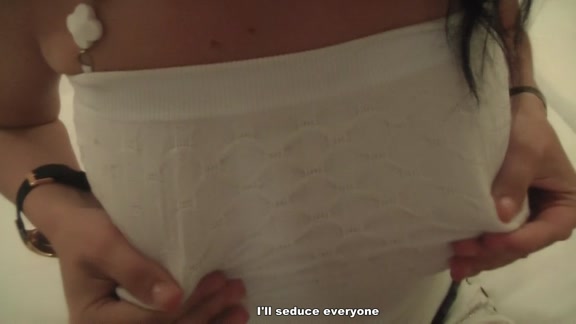 Titfuck by horny chick