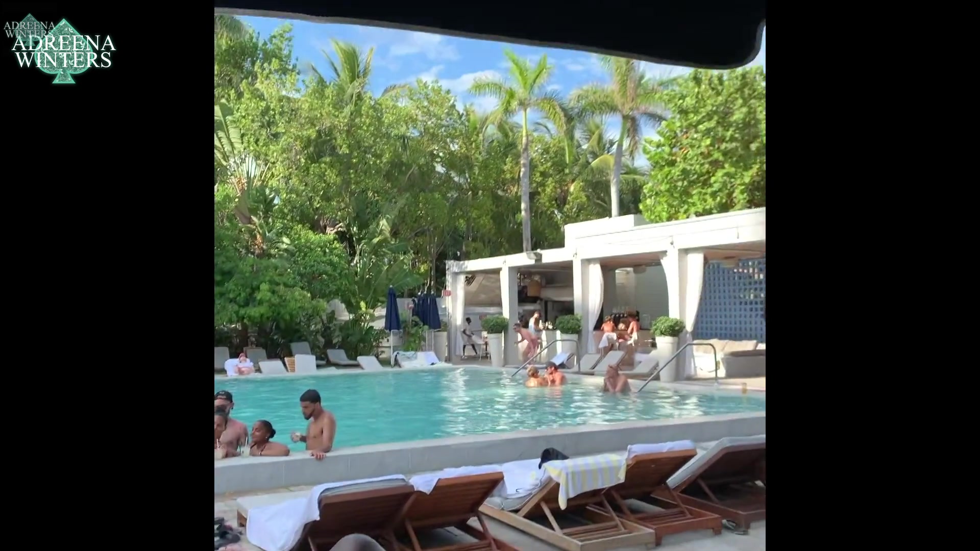 Miami Hotel Pool Hookup - Adreena Winters