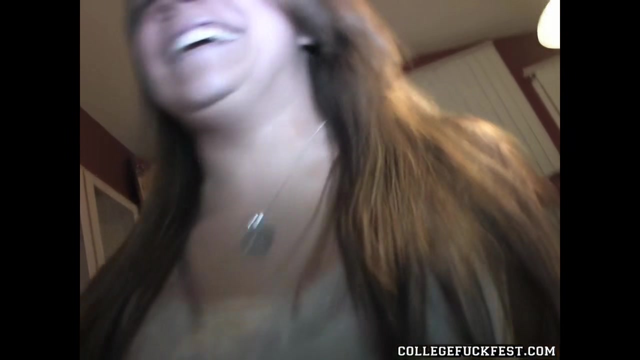 Lesbo college teen gets her pussy toyed