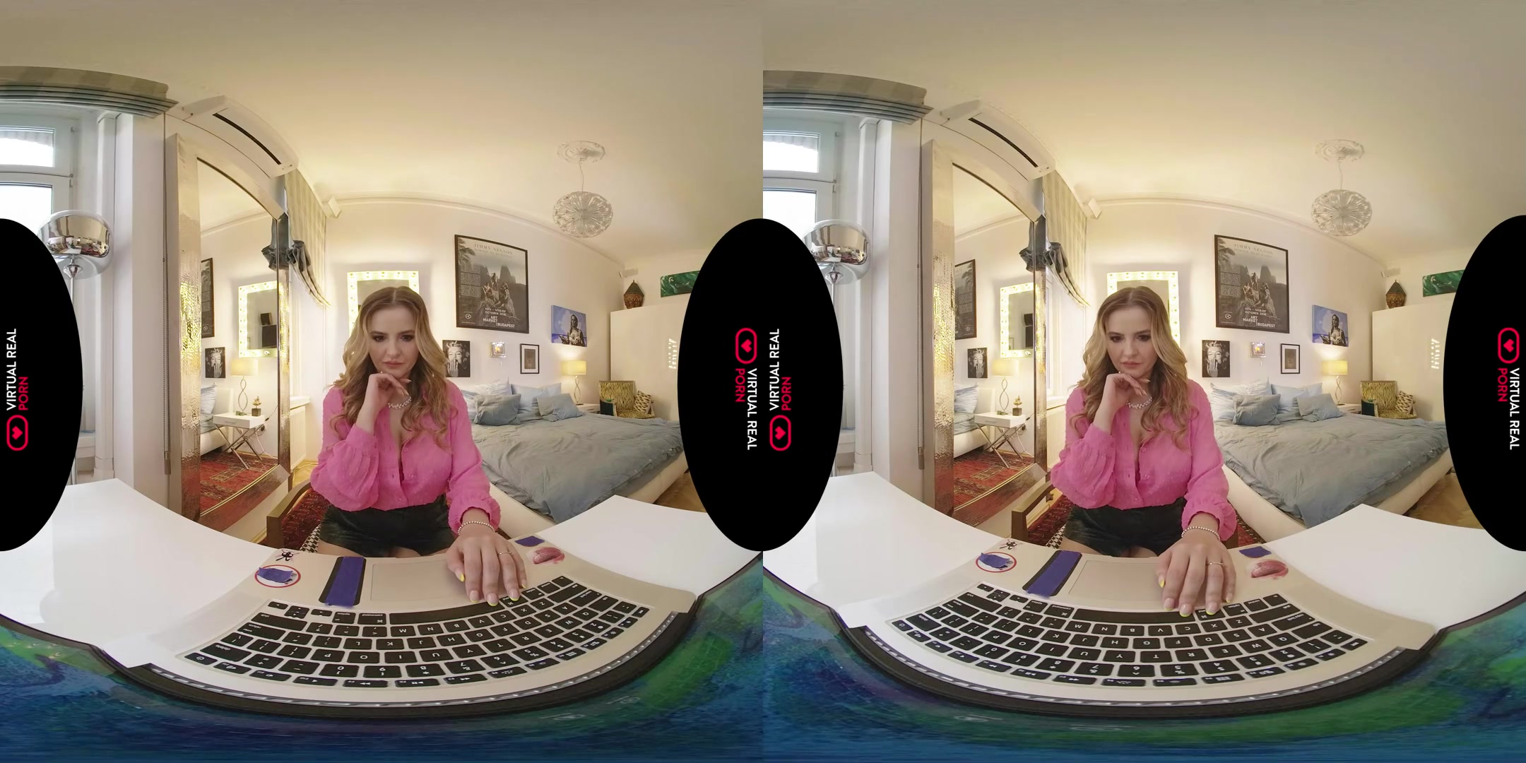 Telework - Big Tits Babe Gets Caught Masturbating so you Fuck Her