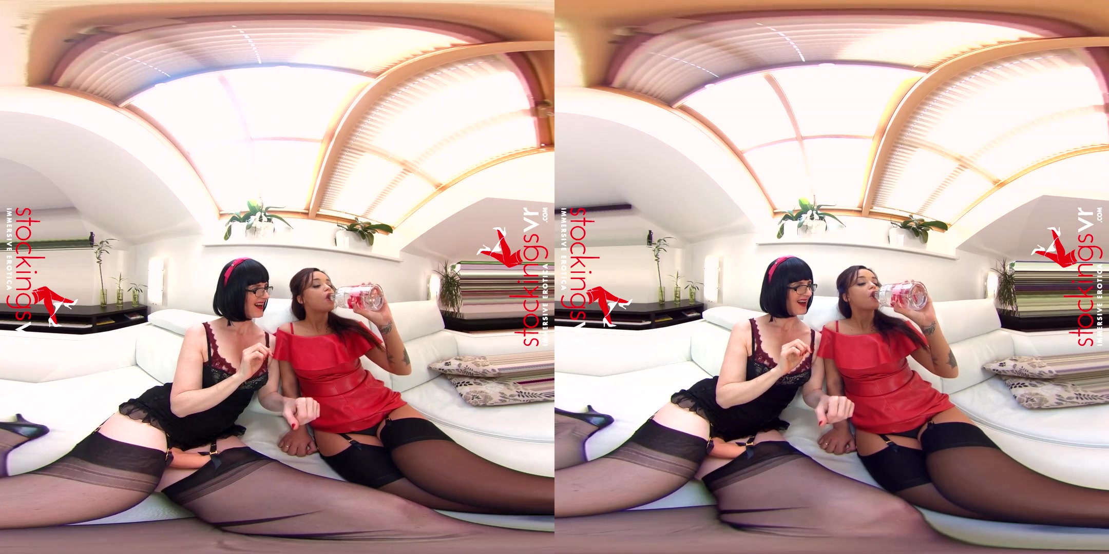Daphne Klyde & Naughty Julia in I Fuck A Russian Whore - FFStockings