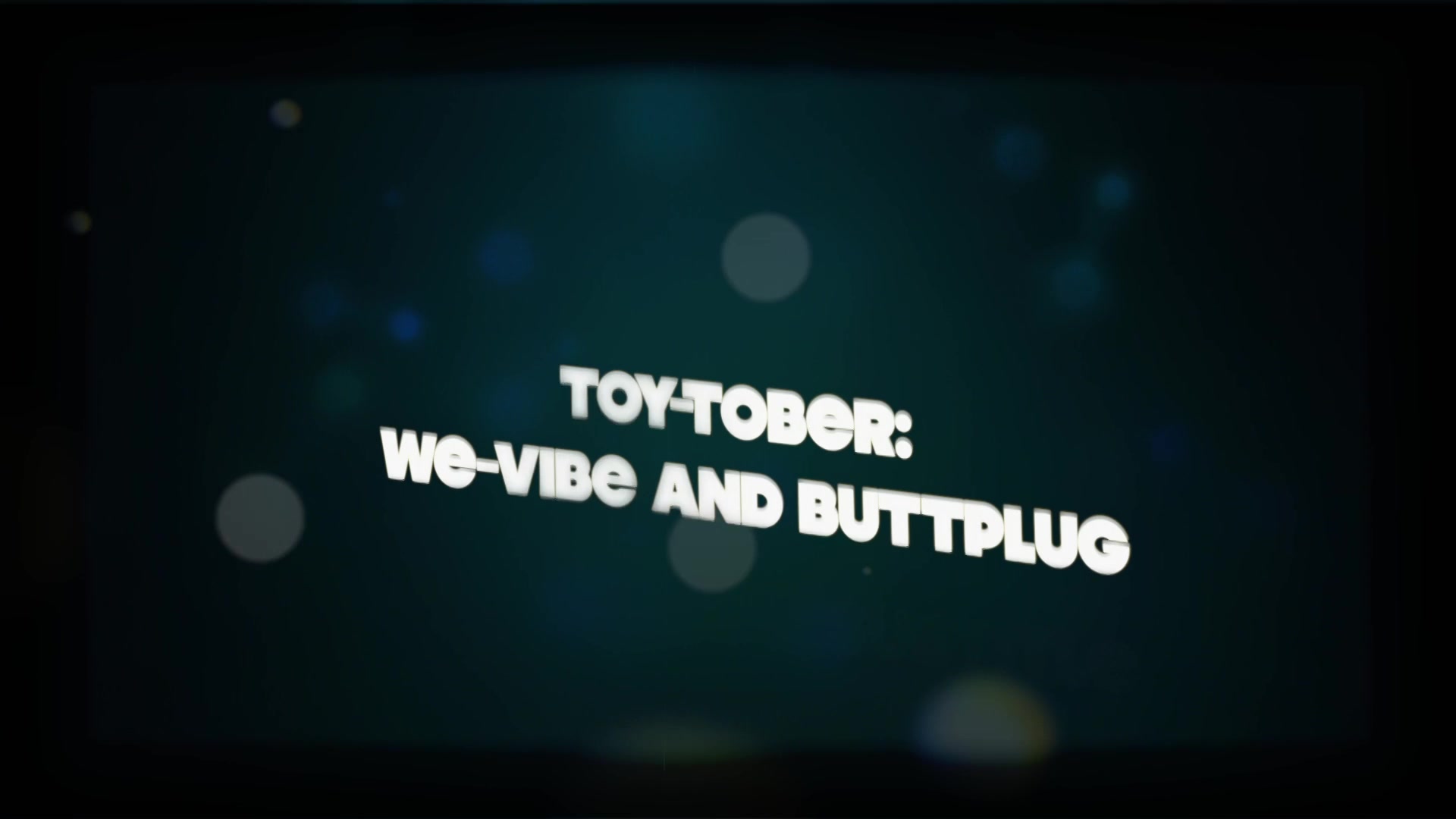 Toy Tober We Vibe And Butt Plug - Sex Movies Featuring Niarossxxx