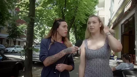 HITZEFREI German blonde teen 18+ fucks a stranger