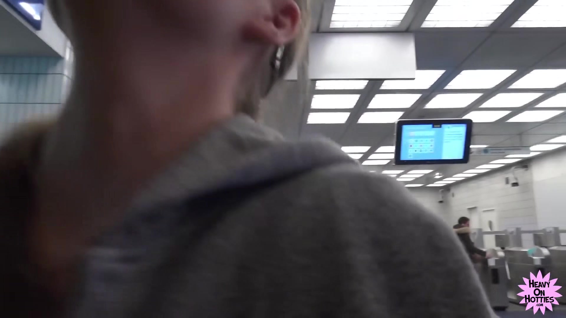 Subway Pick-up With Alessandra Jane - HeavyOnHotties