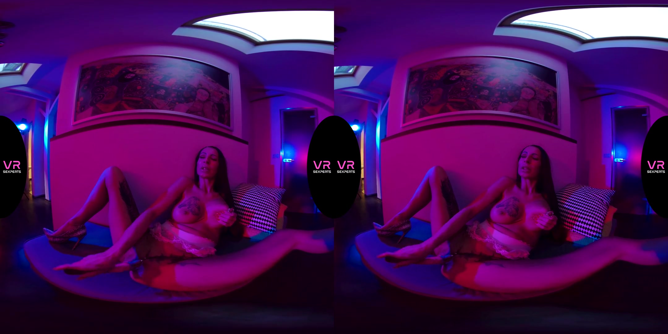 Under The Neon Lights - Horny Stripper Toying