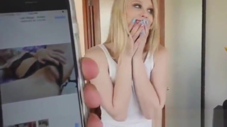 Blonde Stepsister Riding
