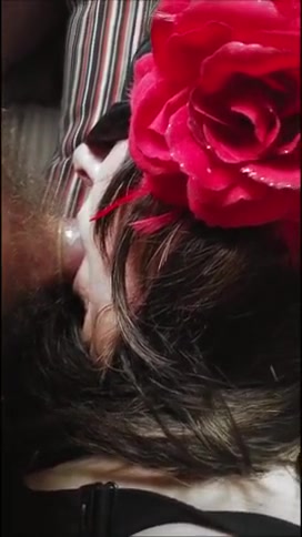 Bound rosemary gets to taste Masters cock