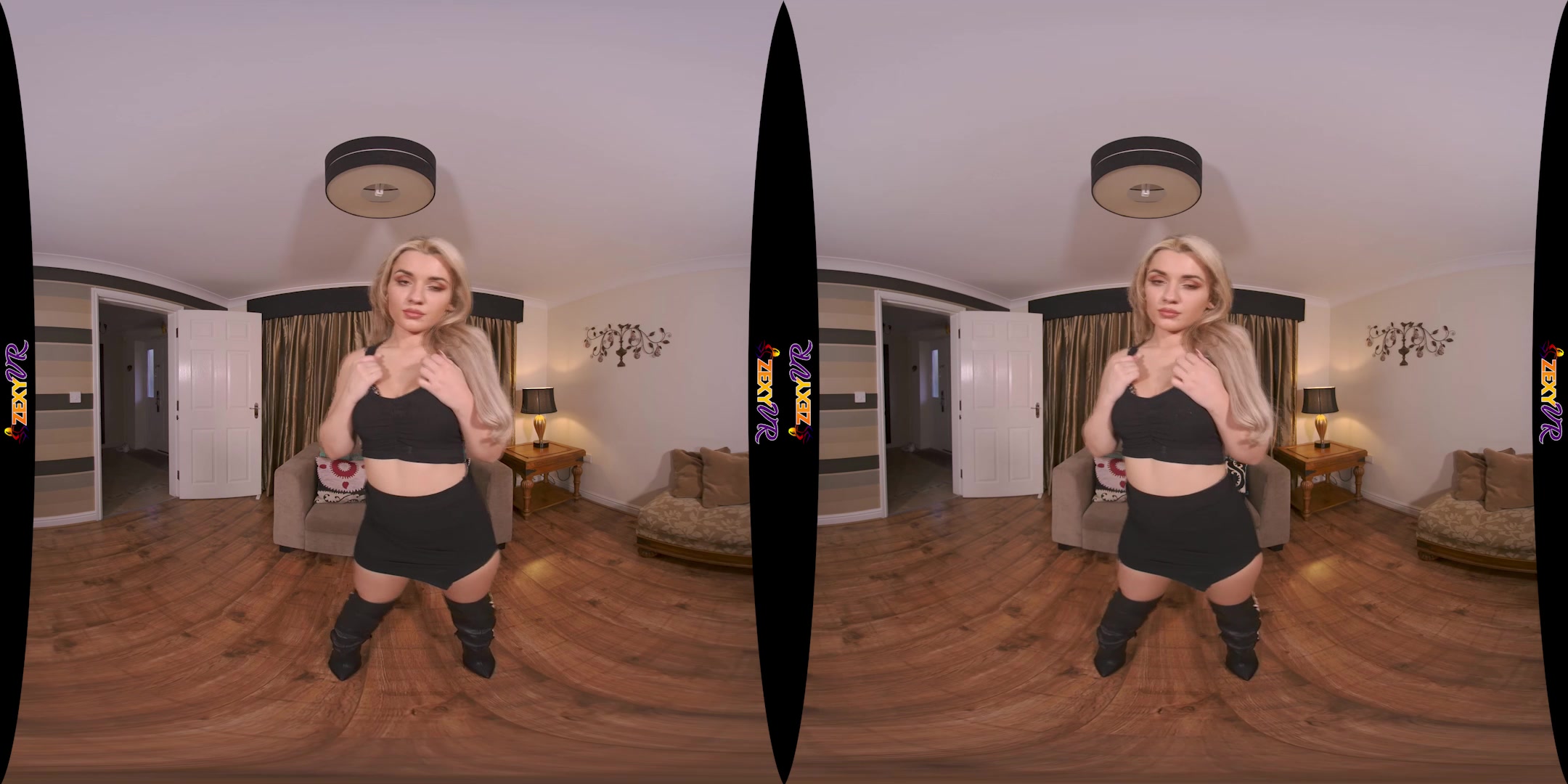 Babe In Black featuring Chelsea Essex - ZexyVR