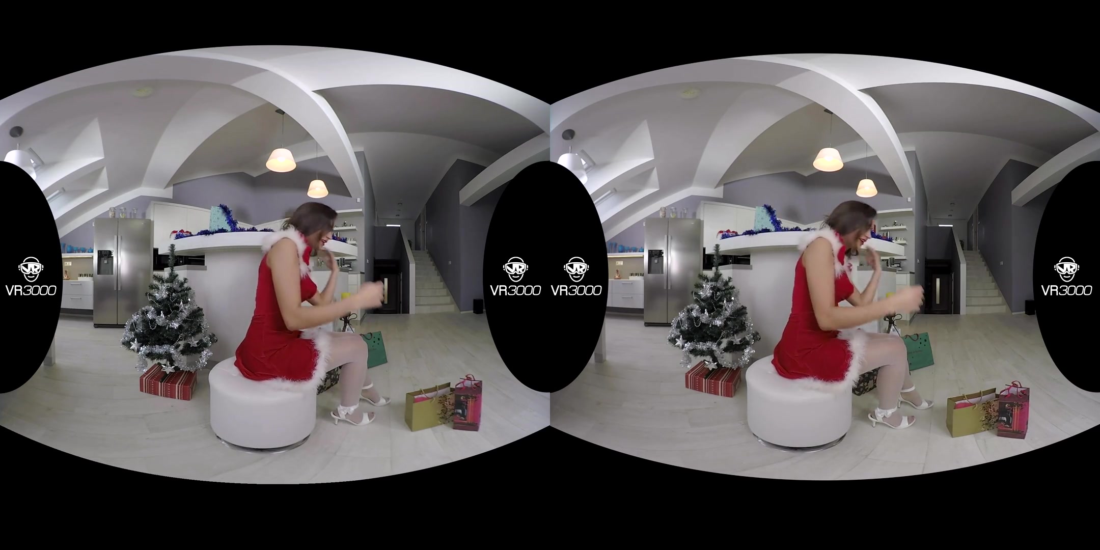 Rosaline Rose in Stuffing Her Stockings - VR3000