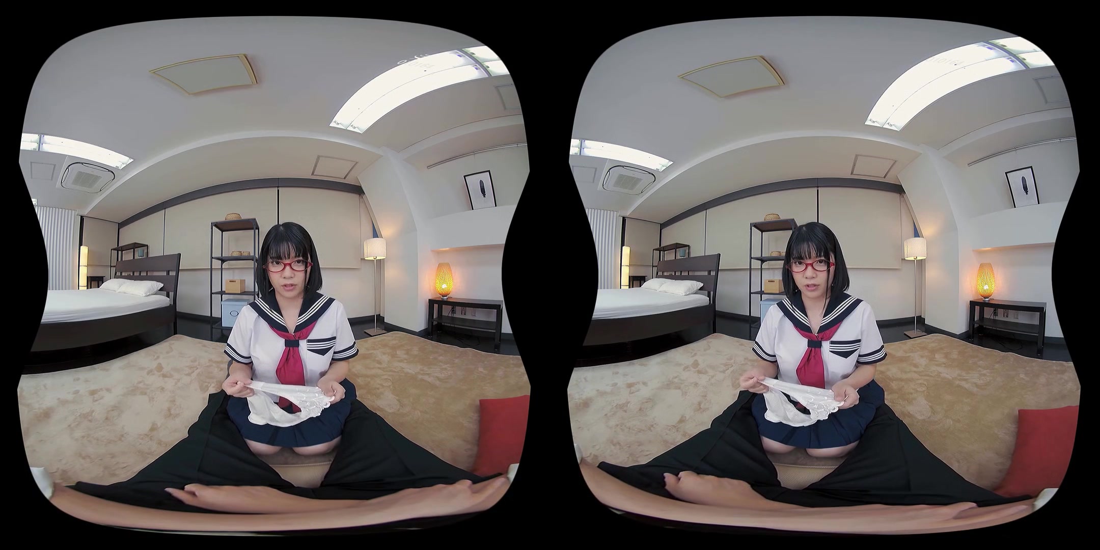 Big Tits & Big Ass Stepsister Wants to be a Slut but She Can't Handle her Stepbrother's Big Cock; Busty Japanese Schoolgirl Hardcore POV VR JAV