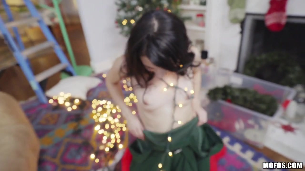 Lucie Cline in Xmas Sex for Naughty College Elf - IKnowThatGirl