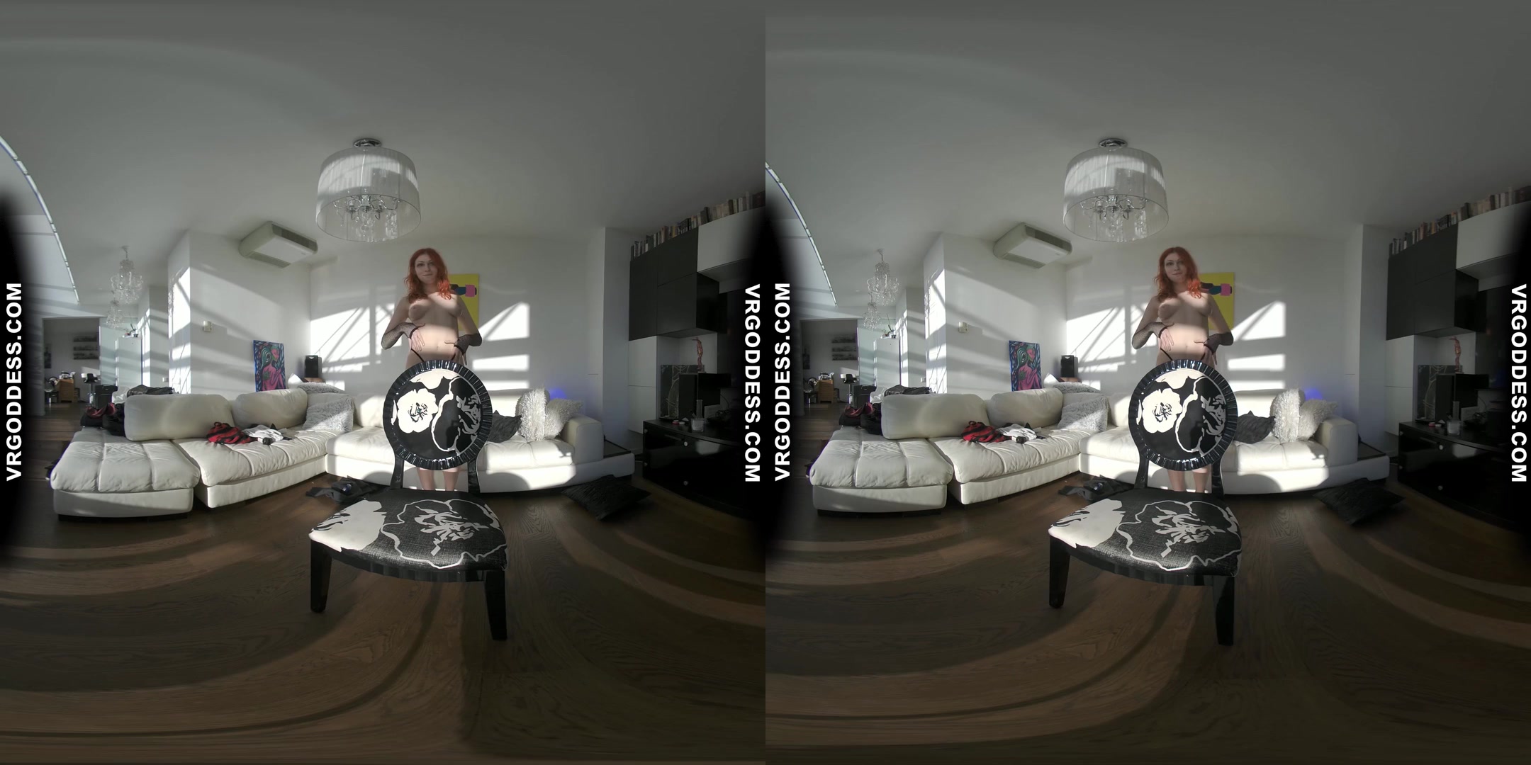 Super Sexy Striptease From Big Boobed Ginger New Girl Hurricane