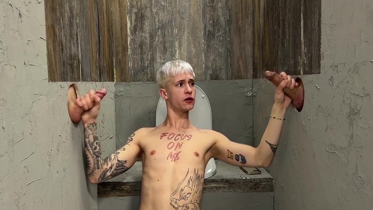 #257 Twink Sucked And Fucked In The Ass By Two Strangers In Holes In The Wall