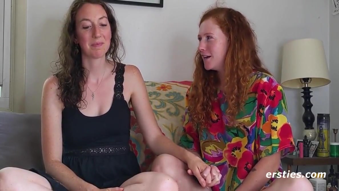 Real Couple Play With A Lesbian Strap On