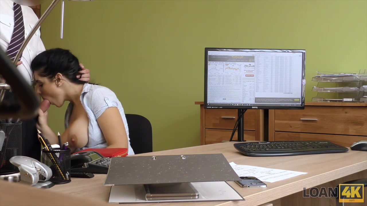 LOAN4K. Brilliant lady Alex works with pussy to open her business