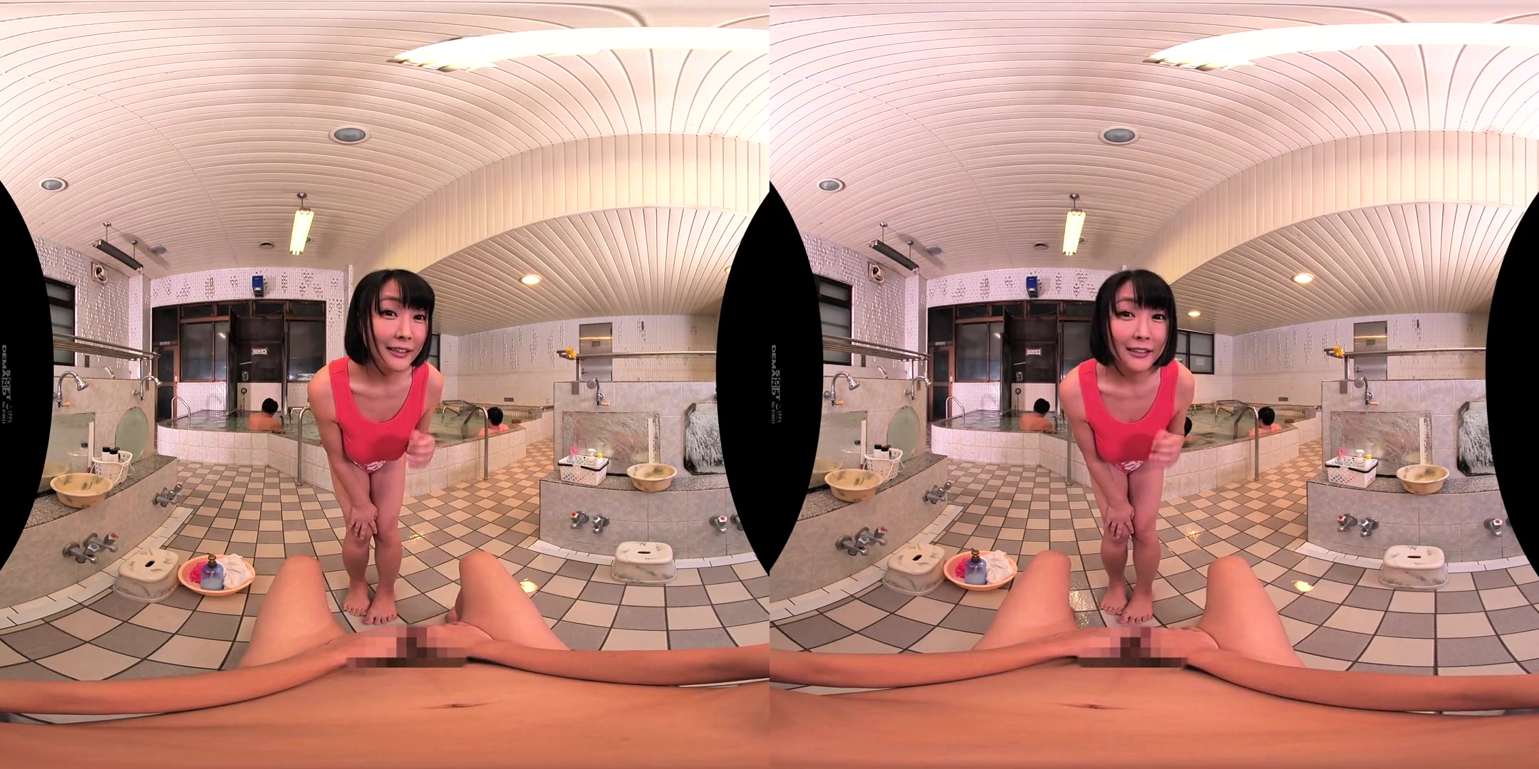 Washing your Body with her Famous I-Cup Tits 2 - Japanese Big Tits Blowjob