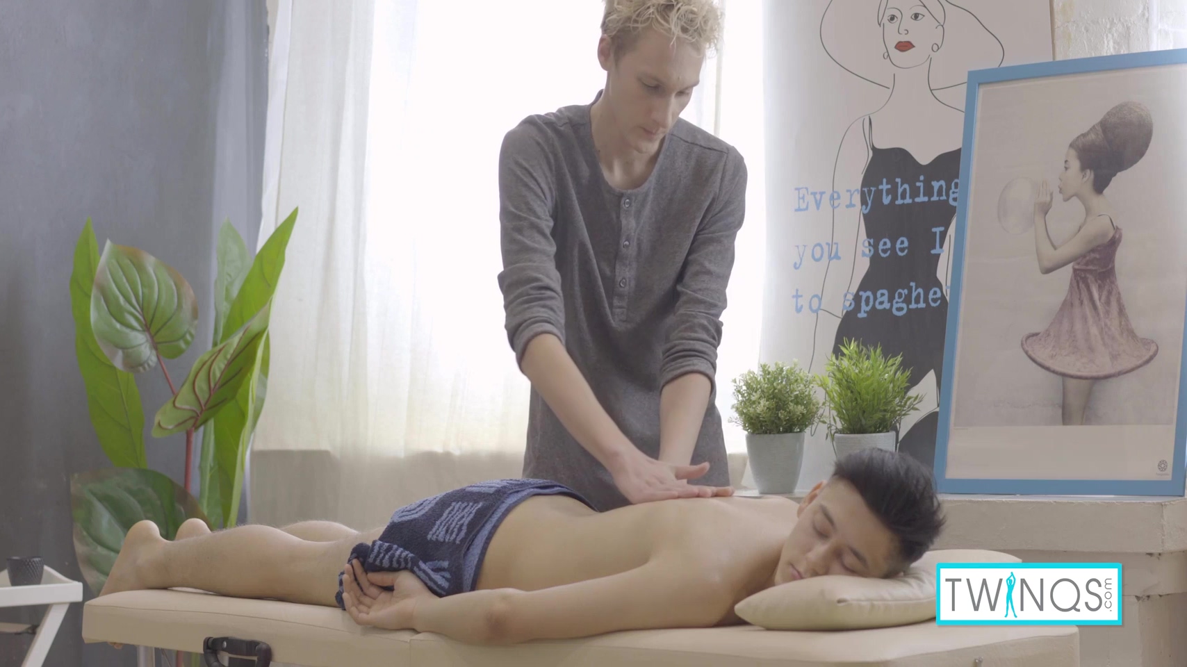 Nico D And Logan S - Gay Interracial Fuck! Asian Logan Fucks Nicos Tight Ass! 10 Min