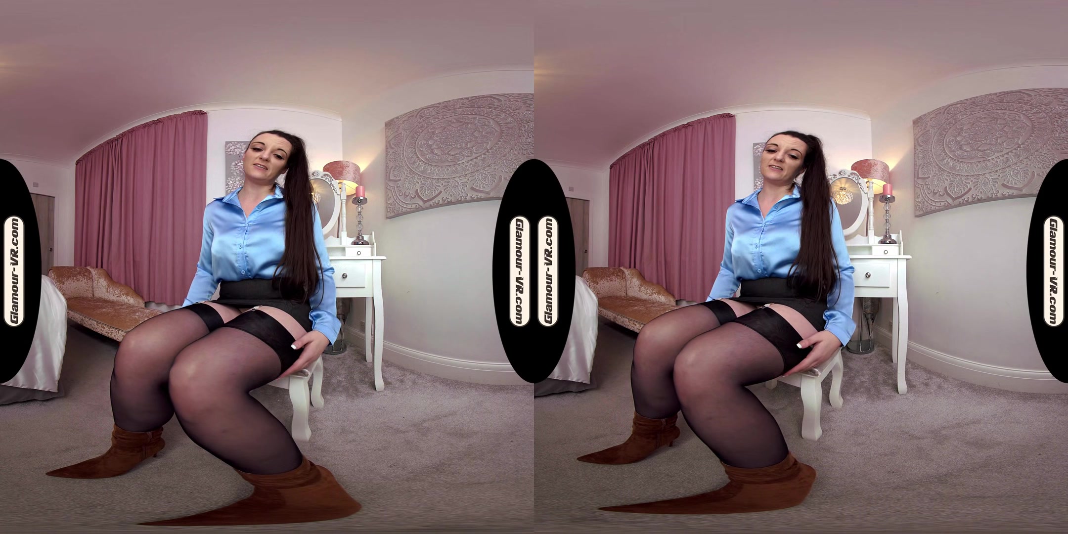 Ivy Rain Playful Secretary With Stockings Joi & Surprise Treat - 8k Vr