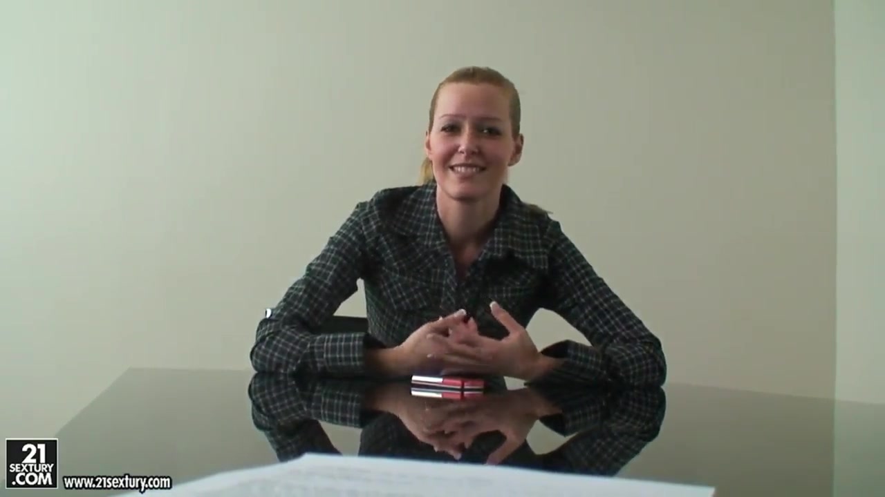 Amazing and talkative girl Sophie Moone is having an interview
