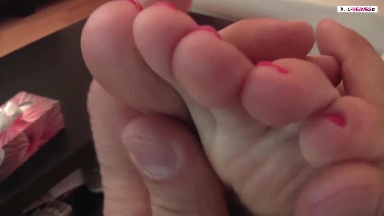 I Cum His Cock With My Feet