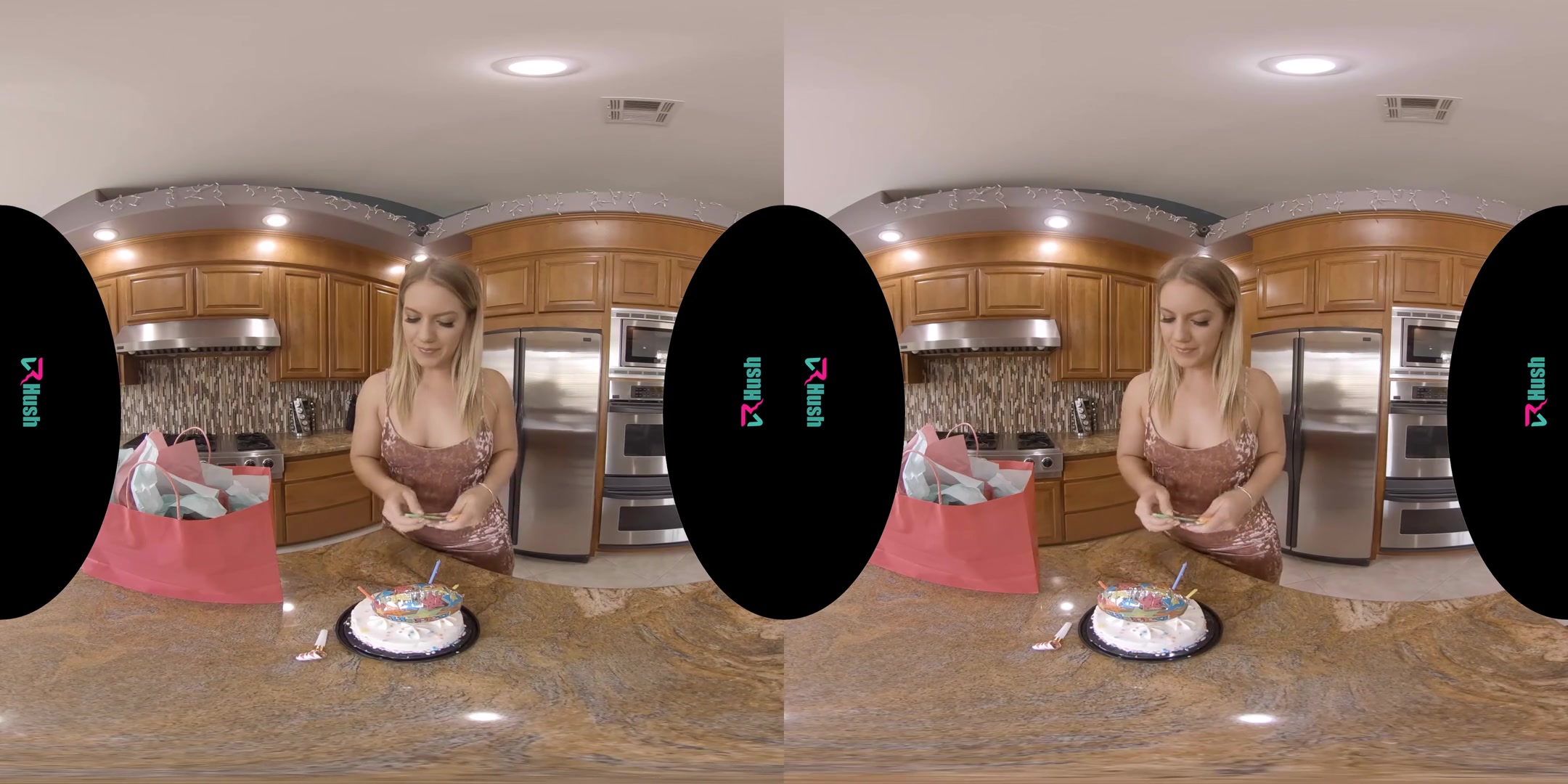I Wanted To Surprise You On Your Birthday! - Busty Blonde Babe Rides you in VR