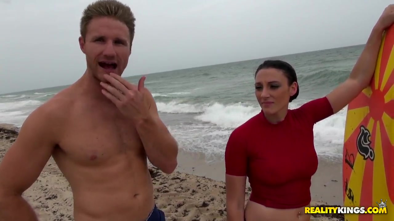 Big-tittied MILF is about to fuck this young guy