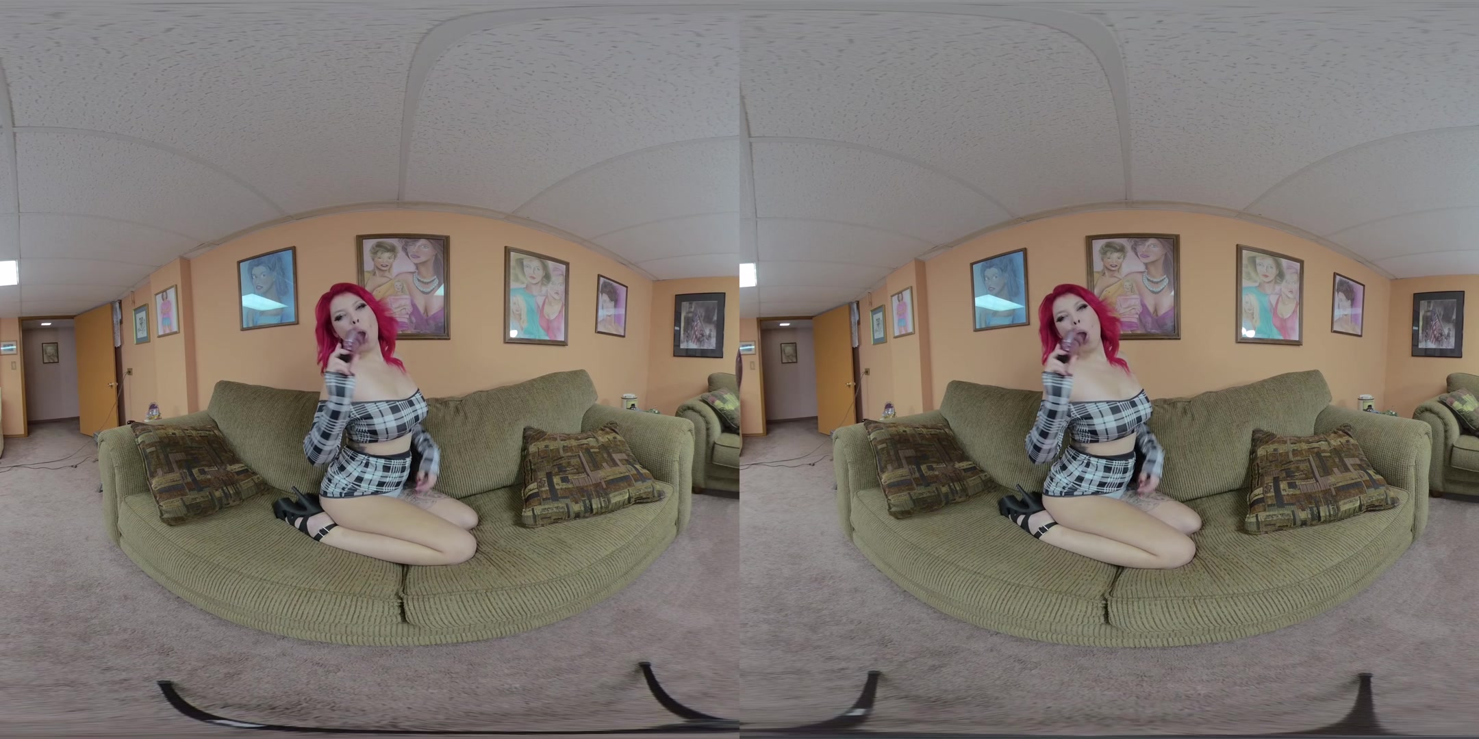 Pink Haired Coed Taylor Nicole Gets Off With Her Rabbit Vibrator - ChickPassVR