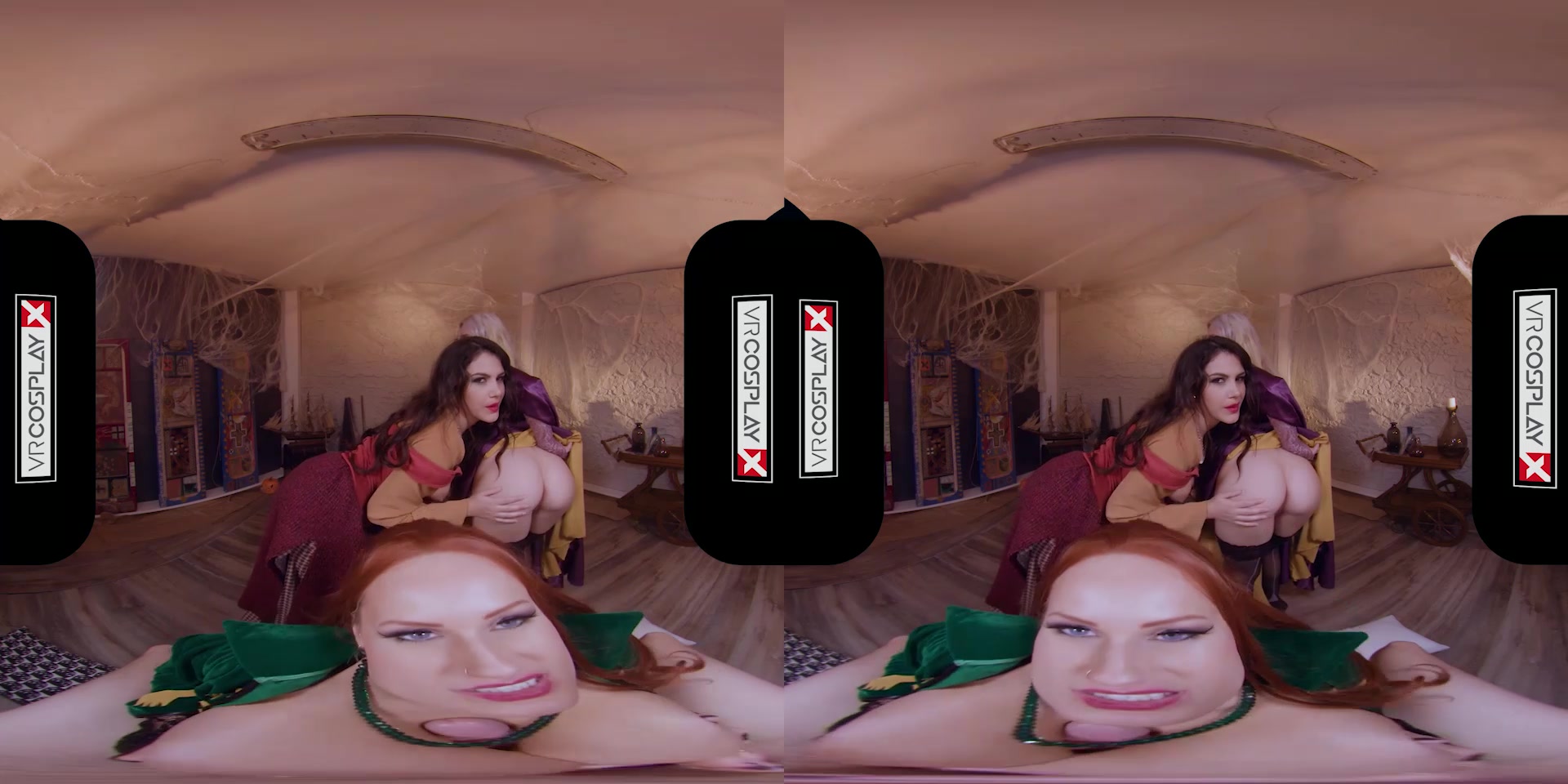 Angel Wicky & Valentina Nappi & Zazie Skymm in Hocus Pocus A XXX Parody - VRCosplayX