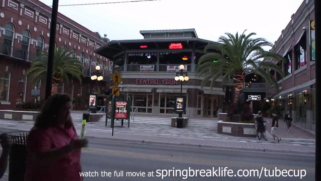 SpringBreakLife Video: Blonde Fingers Herself On Bar