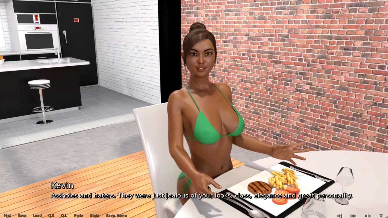 Where The Heart Is Sexy Black Ebony Cook In Bikini Ep 105