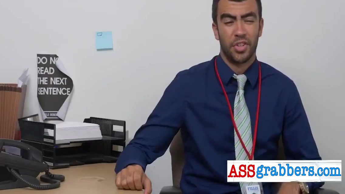 Office Meeting With Bondage Sex Games Between Horny Gay Studs. 5 Min