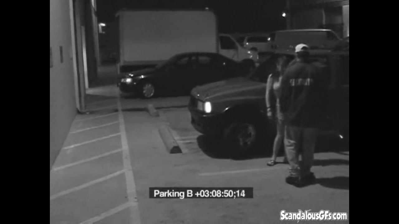 Security Blowjob by Hot Babe Caught on CCTV